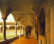 Fra Angelico View of the Convent of San Marco oil painting reproduction
